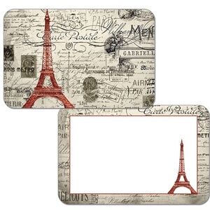 Paris Eiffel Tower Placemats Vintage Paris Reversible Set of 4 Placemats